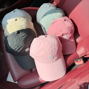 PM005 K Logo Quick-Dry Baseball Cap - Baseball Cap Women | Casual Adjustable Hat | Daily Wear