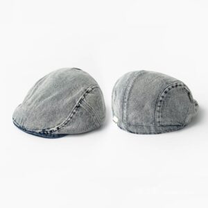 前进-Denim 两戴Newsboy Cap- - Newsboy Cap for Women | Vintage Baker Boy Hat | Retro Gatsby Style