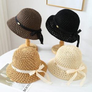 1268 No.丝带Metal Logo - Women Casual Hat | Fashion Outdoor Cap | Daily Wear Sun Protection