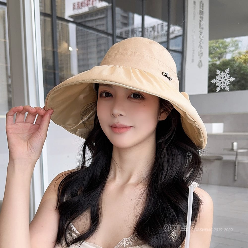 蓬蓬纱半空顶遮阳 Hat全-(推荐款) - Crownless Sun Hat Women | Hollow Top Visor | Summer Beach Cap - Image 32