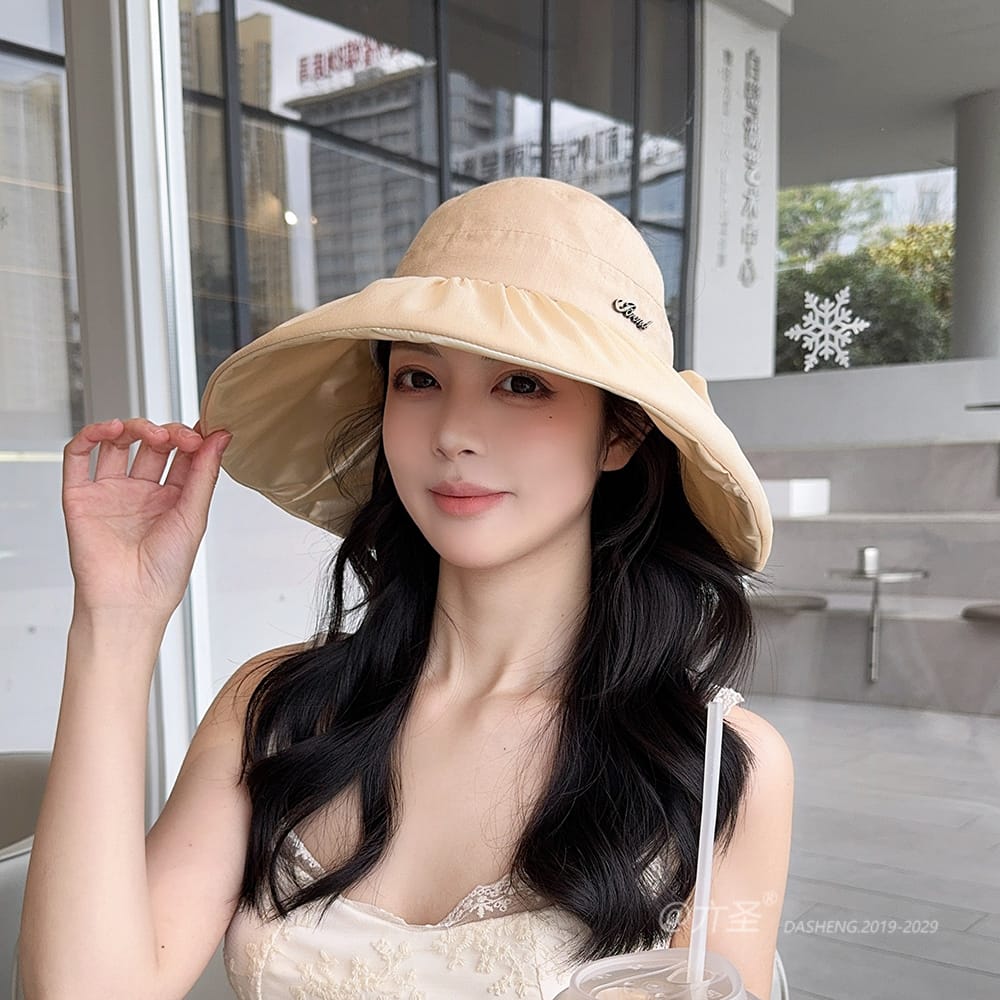 蓬蓬纱半空顶遮阳 Hat全-(推荐款) - Crownless Sun Hat Women | Hollow Top Visor | Summer Beach Cap - Image 31