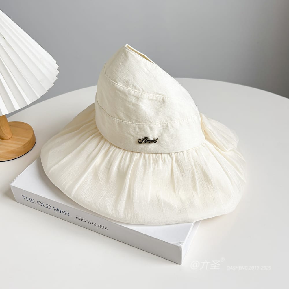 蓬蓬纱半空顶遮阳 Hat全-(推荐款) - Crownless Sun Hat Women | Hollow Top Visor | Summer Beach Cap - Image 41