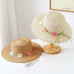 25001 No.Ribbon Small Flower - Women Casual Hat | Fashion Outdoor Cap | Daily Wear Sun Protection