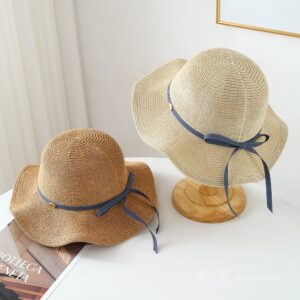 5009 No.细Denim Ribbon Metal Logo - Women Casual Hat | Fashion Outdoor Cap | Daily Wear Sun Protection