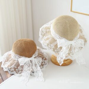 5009 No.Lace 纱裙子 - Women Casual Hat | Fashion Outdoor Cap | Daily Wear Sun Protection