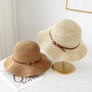 6063 No.皮带 - Women Casual Hat | Fashion Outdoor Cap | Daily Wear Sun Protection