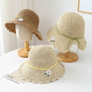 A16-7001 No.Korean Velvet Flower - Women Casual Hat | Fashion Outdoor Cap | Daily Wear Sun Protection