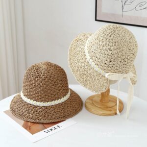 A16-7003 No.Small Yellow Flower Ribbon - Women Casual Hat | Fashion Outdoor Cap | Daily Wear Sun Protection