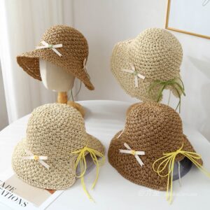 A16-7003 No.Korean Velvet Bow - Women Casual Hat | Fashion Outdoor Cap | Daily Wear Sun Protection