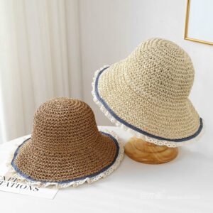 A16-7004 No.细Denim Lace Trim - Women Casual Hat | Fashion Outdoor Cap | Daily Wear Sun Protection