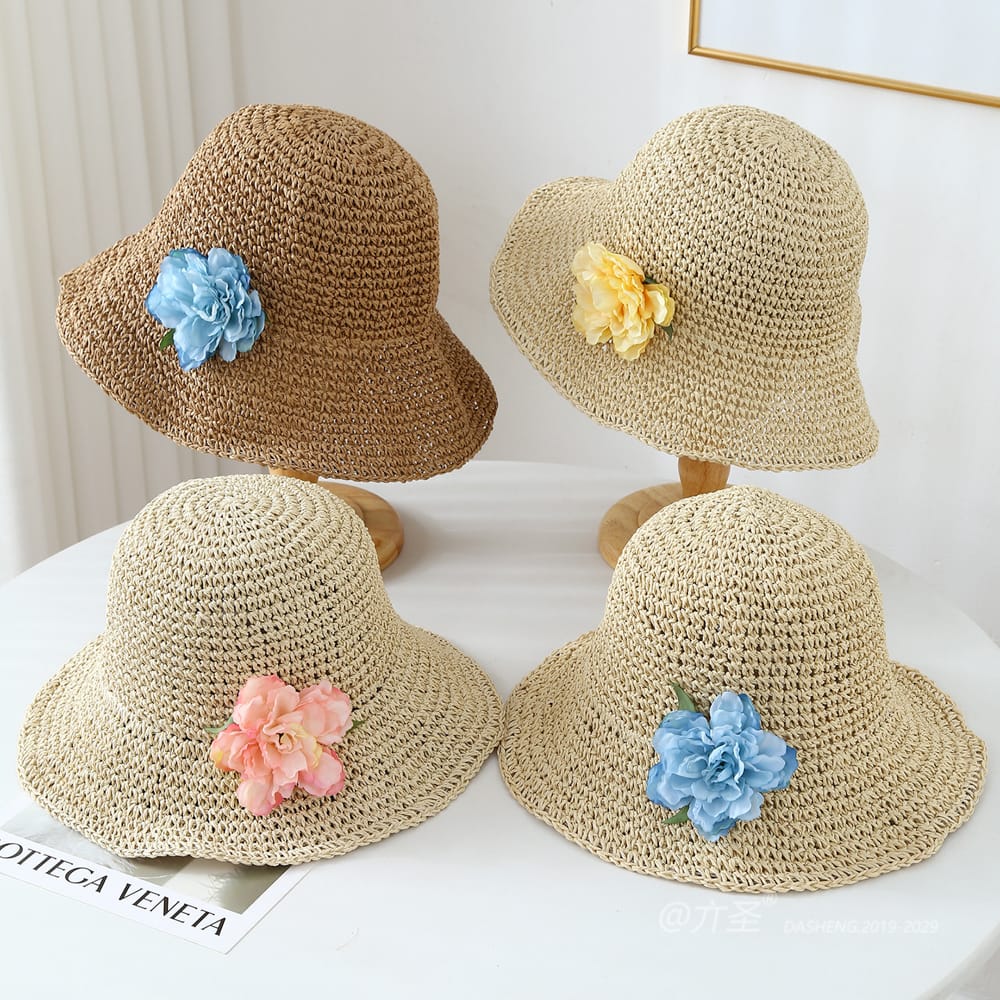 7004 No.Flower - Women Casual Hat | Fashion Outdoor Cap | Daily Wear Sun Protection