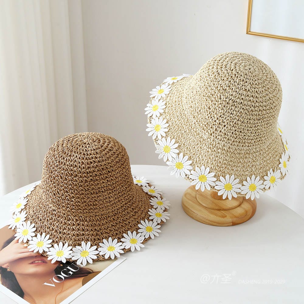 A16-7004 No. Trim Flower 环 - Women Casual Hat | Fashion Outdoor Cap | Daily Wear Sun Protection