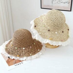 A16-7028 No.Small Flower Lace Trim - Women Casual Hat | Fashion Outdoor Cap | Daily Wear Sun Protection