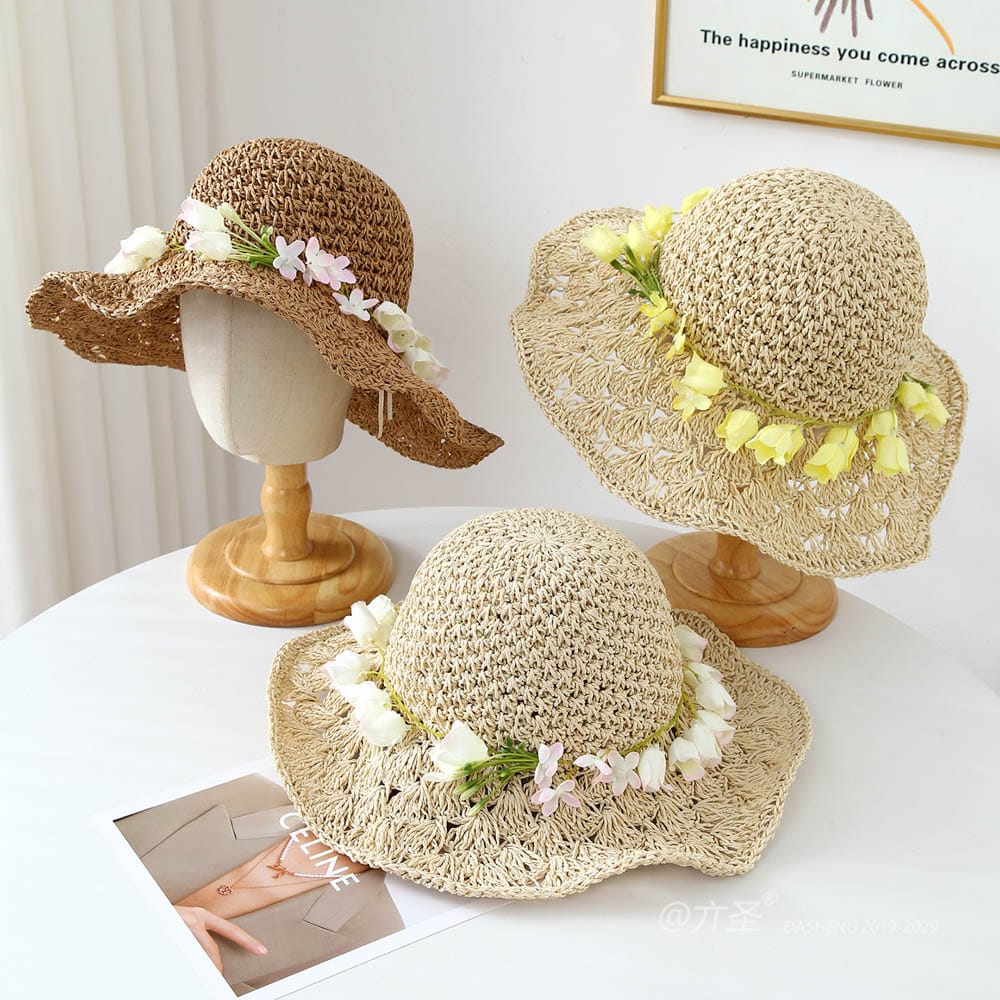 A16-7028 No.铃兰 Flower - Women Casual Hat | Fashion Outdoor Cap | Daily Wear Sun Protection