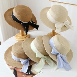 A16-80128 No.Ribbon - Women Casual Hat | Fashion Outdoor Cap | Daily Wear Sun Protection