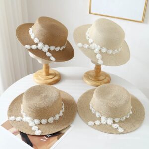 A16-80128 No.Lace Small Flower - Women Casual Hat | Fashion Outdoor Cap | Daily Wear Sun Protection