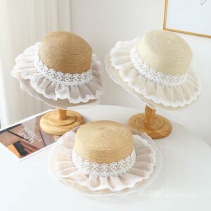 A16-80461 No.双层纱裙子 - Women Casual Hat | Fashion Outdoor Cap | Daily Wear Sun Protection