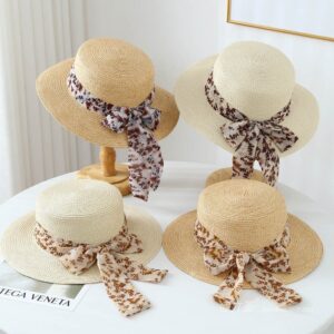 A16-80461 No.Vintage Floral Ribbon - Women Casual Hat | Fashion Outdoor Cap | Daily Wear Sun Protection
