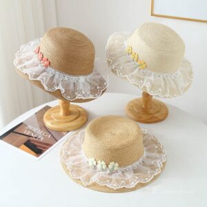 A16-80461 No.Small Flower 纱裙子 - Women Casual Hat | Fashion Outdoor Cap | Daily Wear Sun Protection