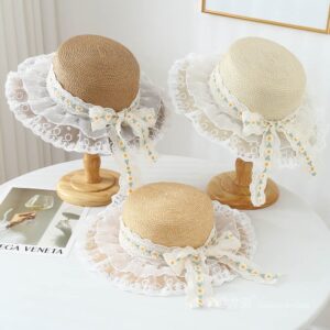 A16-80461 No.橙白 Flower 裙子 - Women Casual Hat | Fashion Outdoor Cap | Daily Wear Sun Protection