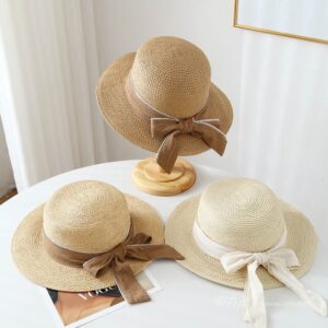 A16-80461 No.Ribbon - Women Casual Hat | Fashion Outdoor Cap | Daily Wear Sun Protection