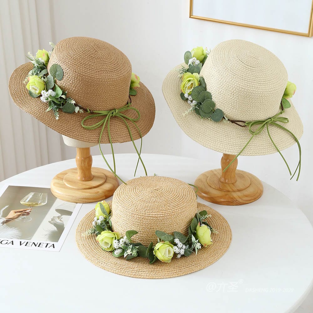 A16-80461 No. Flower 环 - Women Casual Hat | Fashion Outdoor Cap | Daily Wear Sun Protection