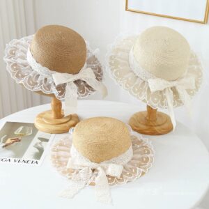 A16-80461 No.Lace Ribbon 裙子 - Women Casual Hat | Fashion Outdoor Cap | Daily Wear Sun Protection