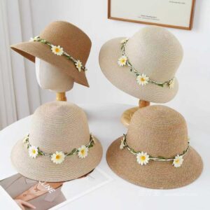 80526 No.Vine Small Flower - Women Casual Hat | Fashion Outdoor Cap | Daily Wear Sun Protection