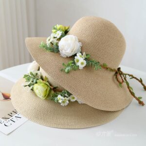 A16-80559 No. Flower 环 - Women Casual Hat | Fashion Outdoor Cap | Daily Wear Sun Protection