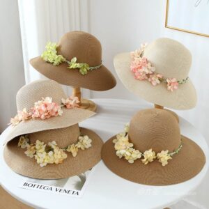 A16-80559 No.Vine Flower - Women Casual Hat | Fashion Outdoor Cap | Daily Wear Sun Protection