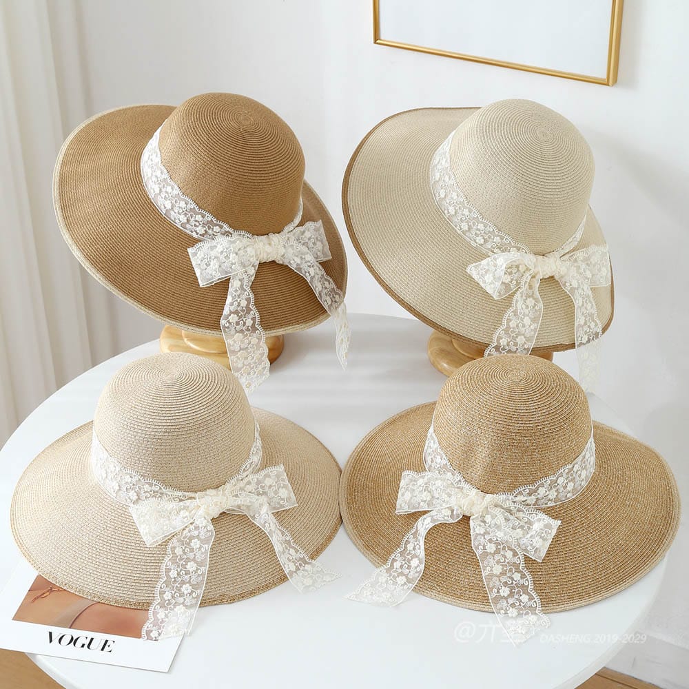 A16-80934 No.Lace Trim - Women Casual Hat | Fashion Outdoor Cap | Daily Wear Sun Protection