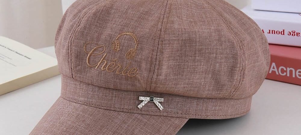 Letter Embroidery Butterfly Beret - Women Vintage Beret Hat , French Style Painter Hat , Soft Art... - Custom Hat Wholesale Supplier