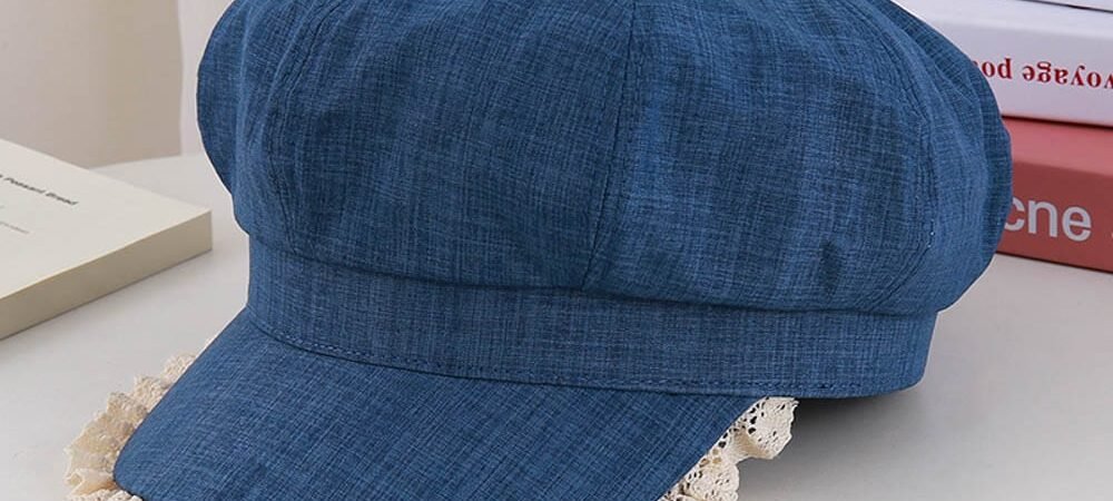 Lace Trim Beret - Women Vintage Beret Hat , French Style Painter Hat , Soft Artistic Beanies - Custom Hat Wholesale Supplier