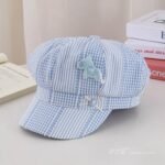 Beret - Plaid Striped Beret