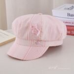Beret - Plaid Striped Beret