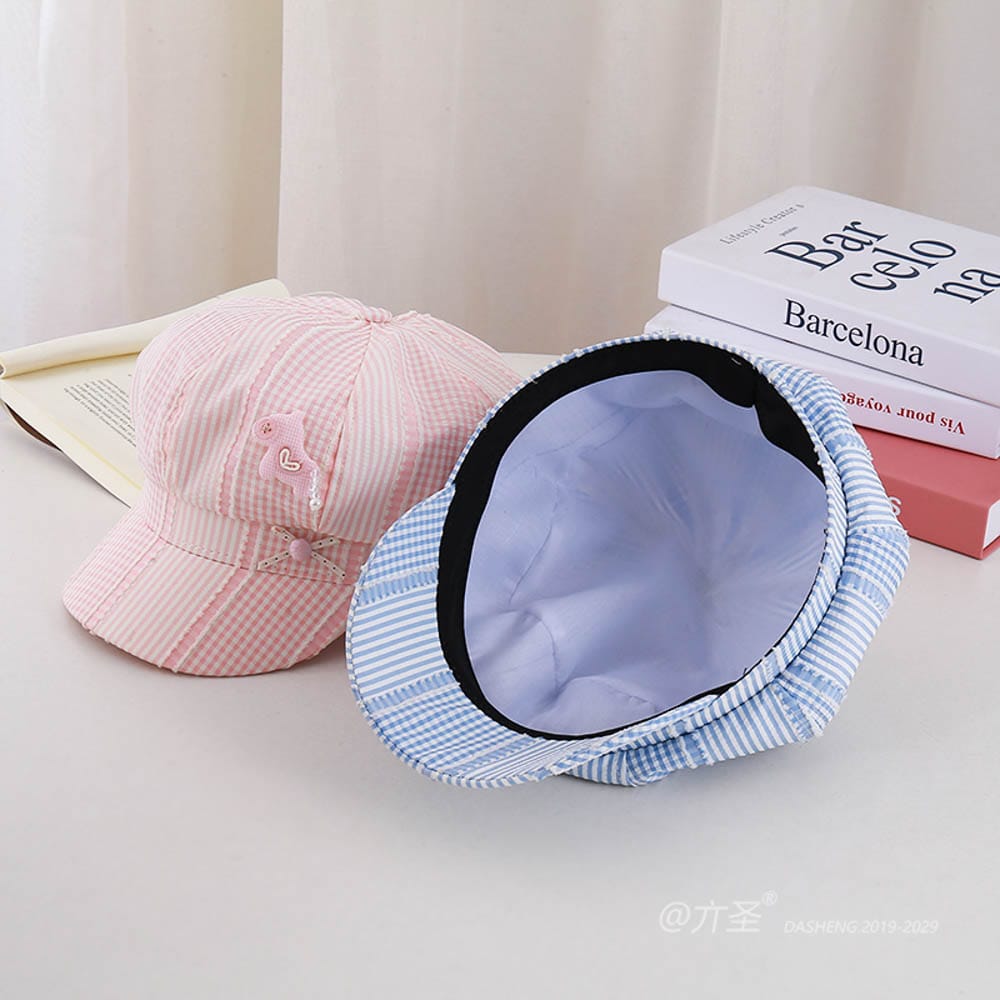 Plaid Striped Beret - Women Vintage Beret Hat | French Style Painter Hat | Soft Artistic Beanies - Image 12