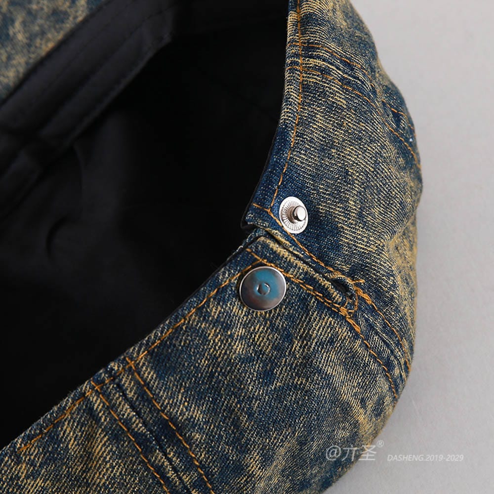 Denim 水洗Simple Vintage Newsboy Cap - Newsboy Cap for Women | Vintage Baker Boy Hat | Retro Gatsby Style - Image 10