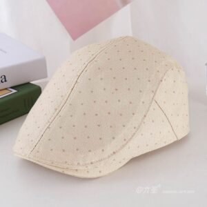 热卖Polka Dot Casual Newsboy Cap - Newsboy Cap for Women | Vintage Baker Boy Hat | Retro Gatsby Style