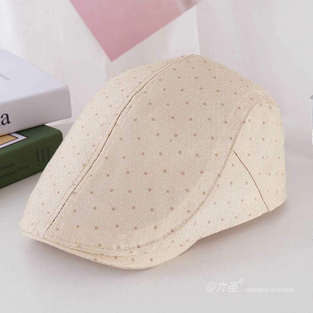 热卖Polka Dot Casual Newsboy Cap - Newsboy Cap for Women | Vintage Baker Boy Hat | Retro Gatsby Style