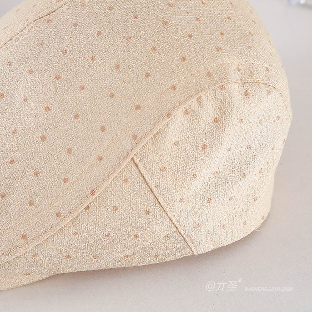 热卖Polka Dot Casual Newsboy Cap - Newsboy Cap for Women | Vintage Baker Boy Hat | Retro Gatsby Style - Image 9