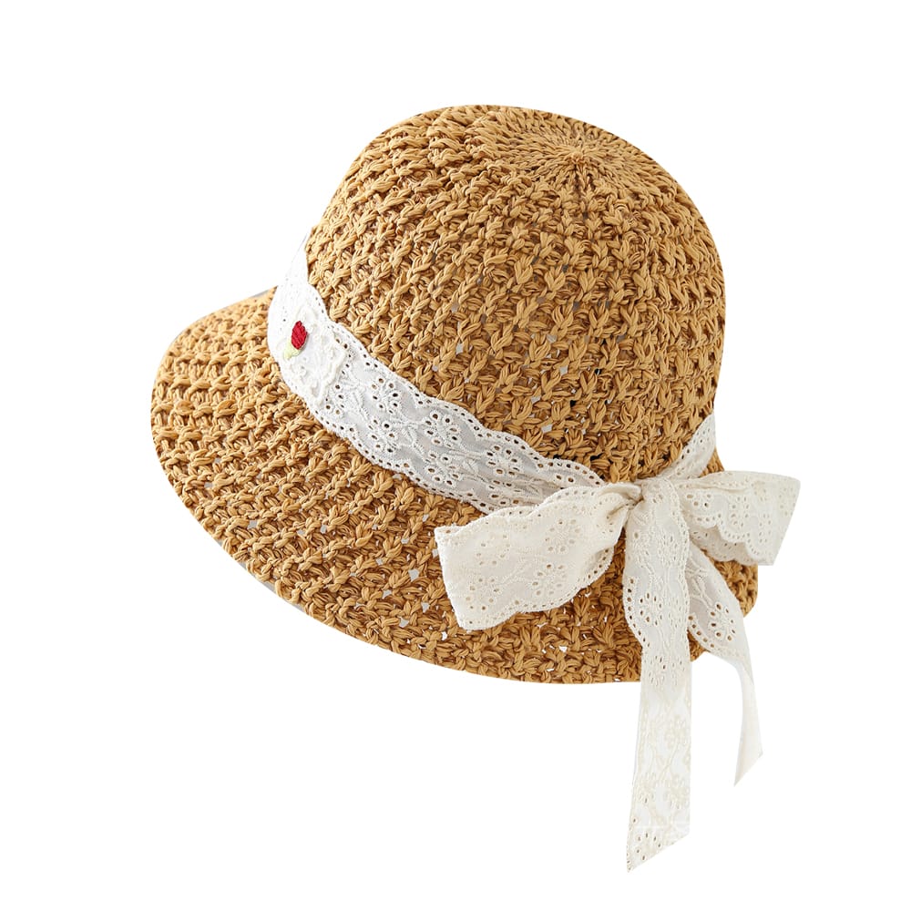 1268 No.Lace Ribbon 布 Logo - Women Casual Hat | Fashion Outdoor Cap | Daily Wear Sun Protection - Image 6