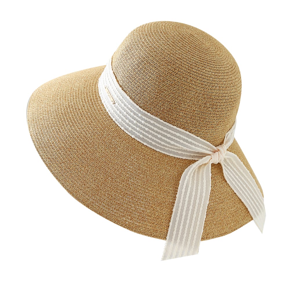 23002 No.Metal Logo Ribbon - Women Casual Hat | Fashion Outdoor Cap | Daily Wear Sun Protection - Image 3