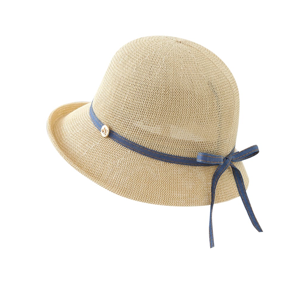 6015 No.细Denim Ribbon Metal Logo - Women Casual Hat | Fashion Outdoor Cap | Daily Wear Sun Protection - Image 4