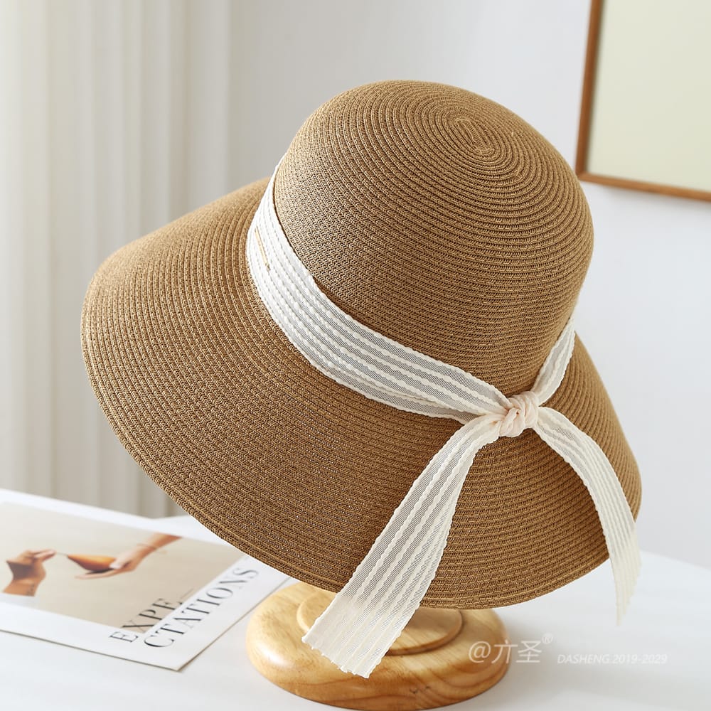 23002 No.Metal Logo Ribbon - Women Casual Hat | Fashion Outdoor Cap | Daily Wear Sun Protection - Image 6
