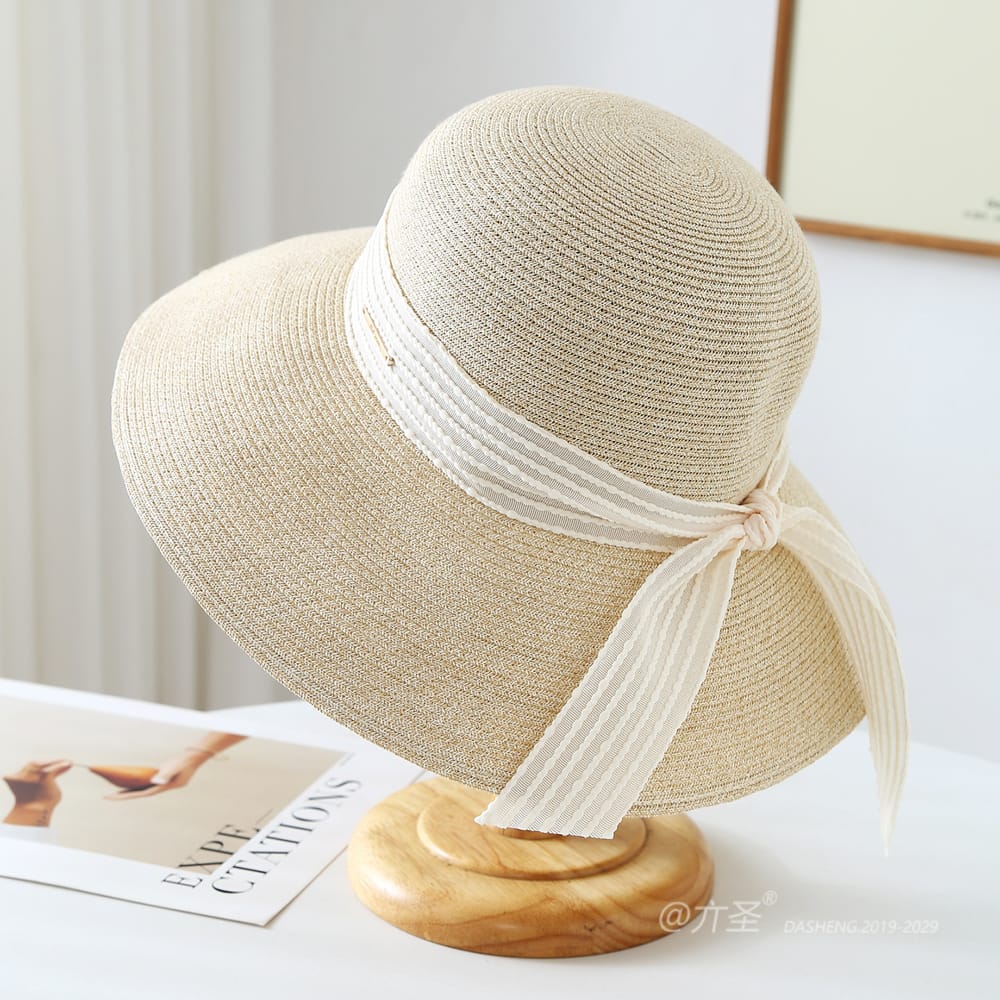 23002 No.Metal Logo Ribbon - Women Casual Hat | Fashion Outdoor Cap | Daily Wear Sun Protection - Image 7