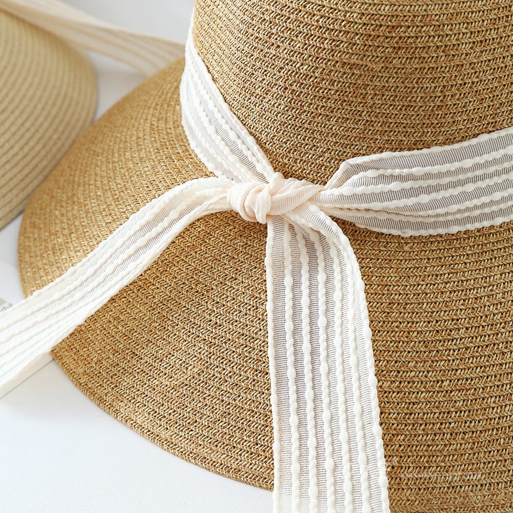 23002 No.Metal Logo Ribbon - Women Casual Hat | Fashion Outdoor Cap | Daily Wear Sun Protection - Image 10