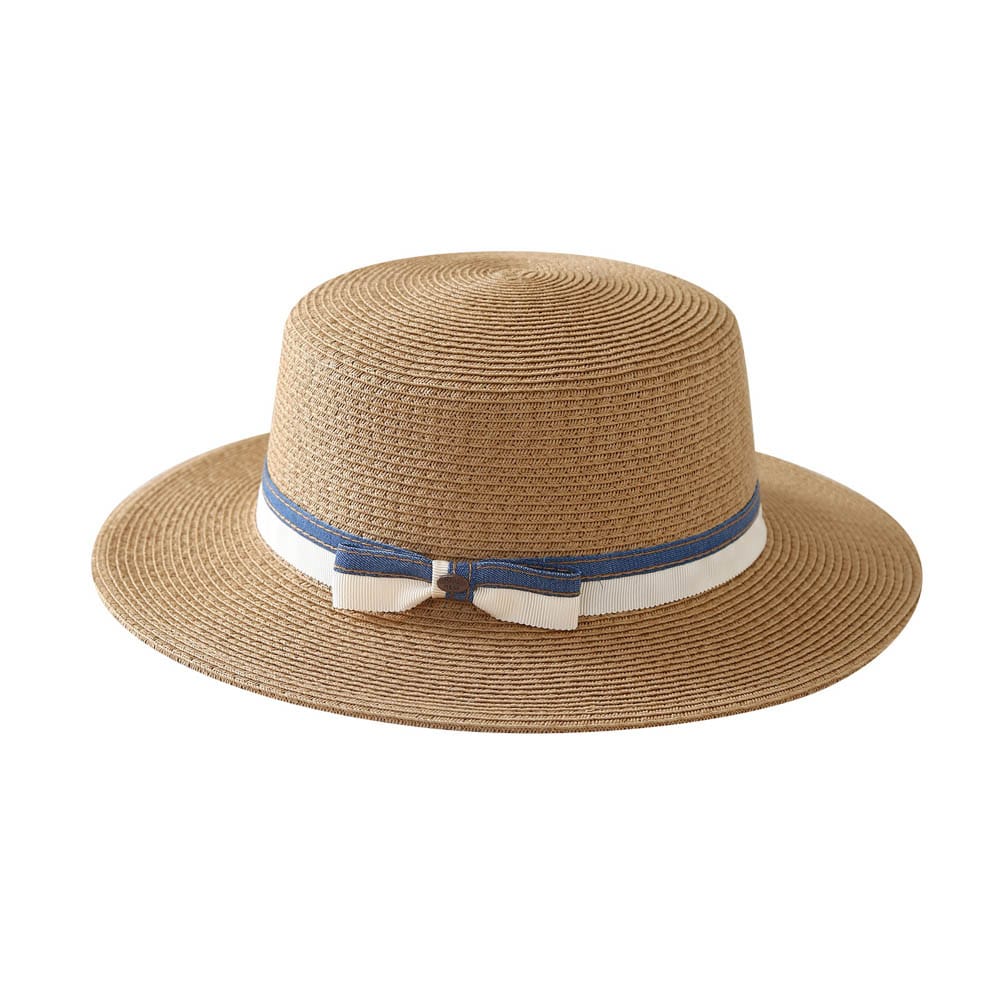 A16-80128 No.Denim Ribbon 扣子Bow - Women Casual Hat | Fashion Outdoor Cap | Daily Wear Sun Protection - Image 5