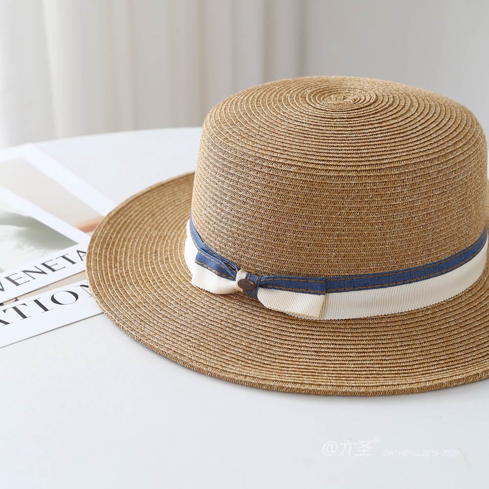 A16-80128 No.Denim Ribbon 扣子Bow - Women Casual Hat | Fashion Outdoor Cap | Daily Wear Sun Protection - Image 15