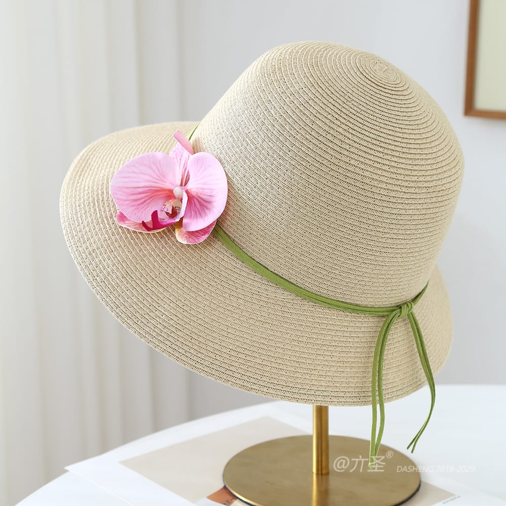 80526 No.绿Ribbon Butterfly 兰 - Women Casual Hat | Fashion Outdoor Cap | Daily Wear Sun Protection - Image 2