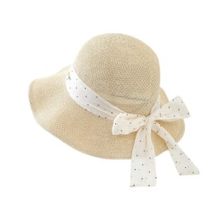 6063 No.Polka Dot Ribbon - Women Casual Hat | Fashion Outdoor Cap | Daily Wear Sun Protection